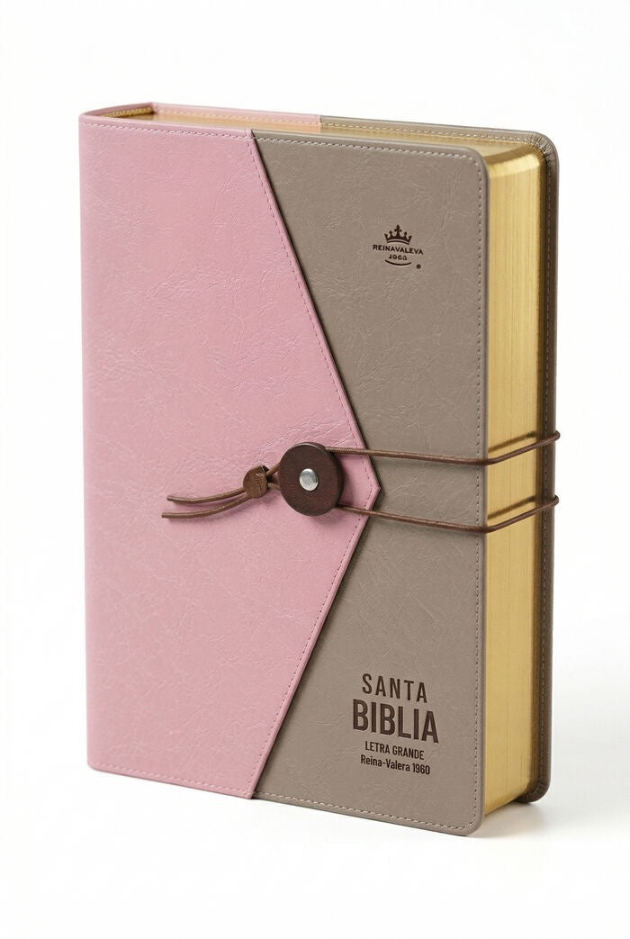 Biblia RVR60 Tamaño manual letra grande con cierre