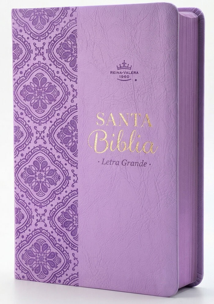 Biblia RVR60 Letra Grande Edición Púrpura