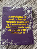 Dedicatoria o versículo dentro de la Biblia