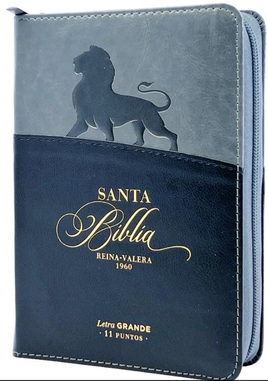 Biblia RVR60 portátil Letra Grande 11 puntos con cierre