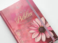 Biblia RVR60 Tamaño manual LEtra GRande TApa rosa