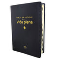 Biblia RVR 1960 de Estudio de la Vida Plena Piel Fabricada Negro con Índice