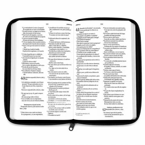 Biblia RVR60 de Obsequios y premios Negro con cierre