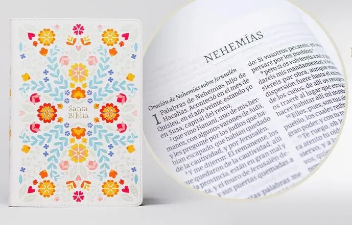 Biblia RVR 1960 Súper Gigante Símil Piel con Índice