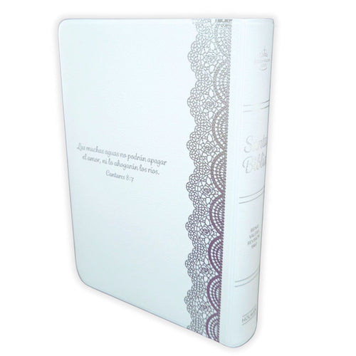Biblia manual. Letra grande Blanco