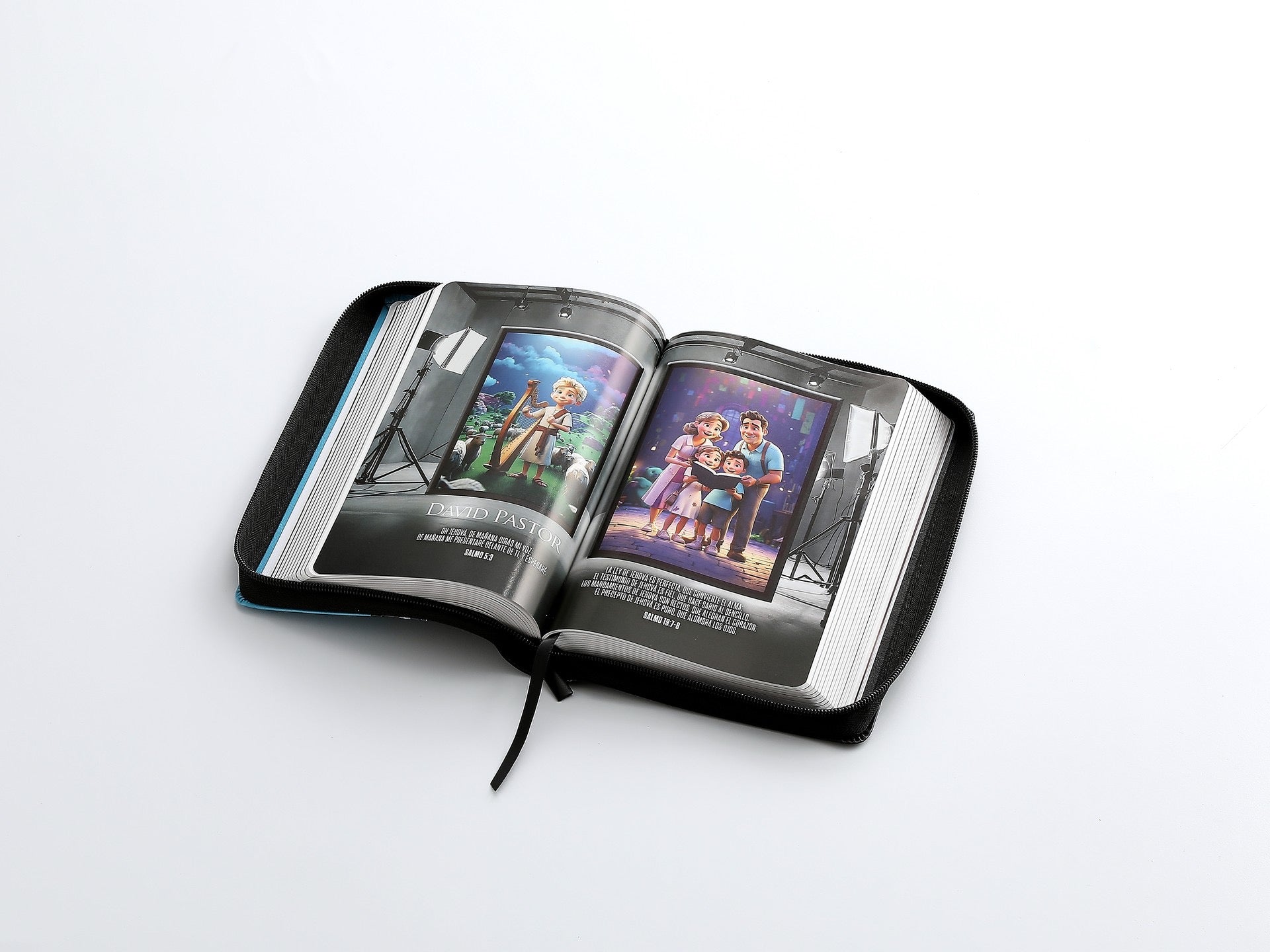 Biblia Héroes RVR60 Letra Grande azul