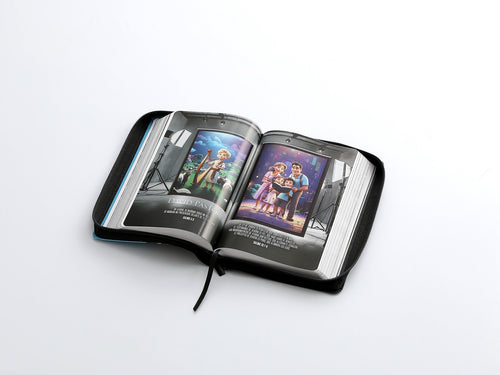Biblia Héroes RVR60 Letra Grande azul