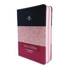 Biblia RVR60 portátil Letra Grande 11 puntos Tricolor Negro