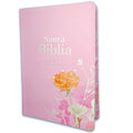 Biblia RVR 1960 Letra Súper Gigante Símil Piel Rosa