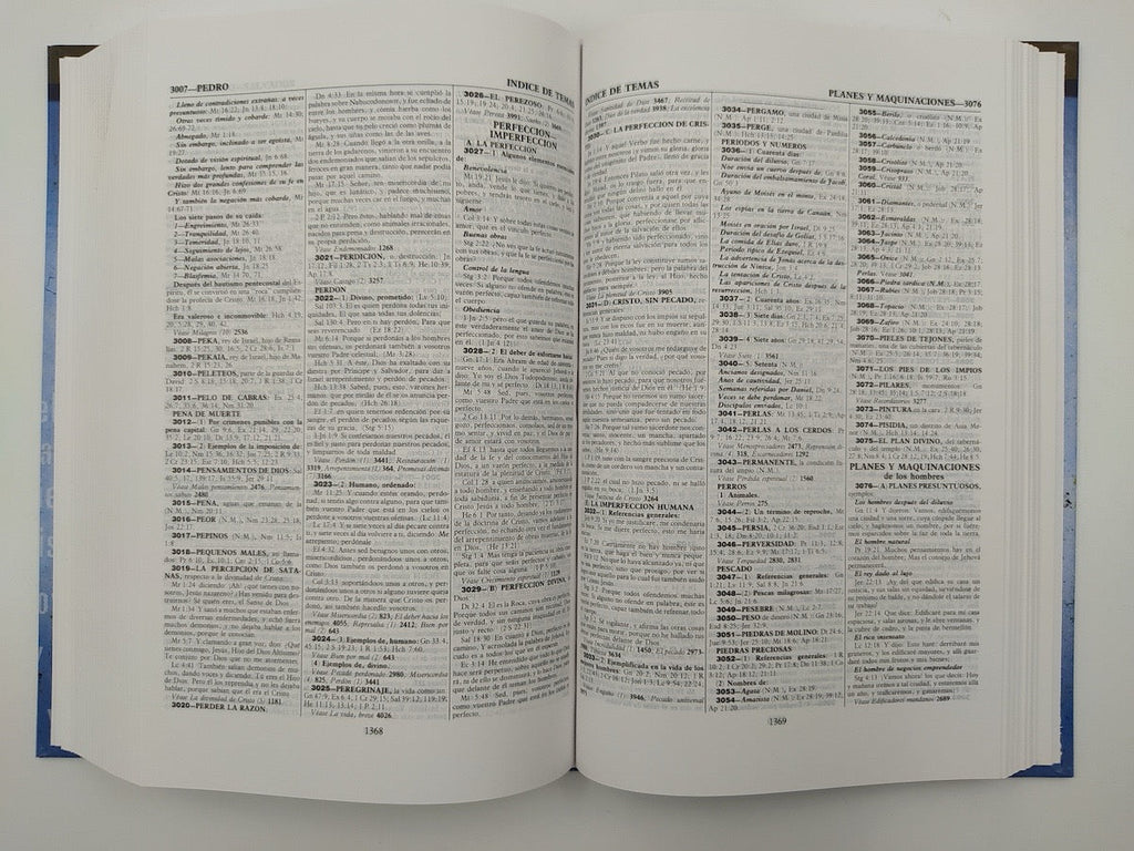Biblia RVR 1960 de Estudio Thompson Tamaño Personal Tapa Dura
