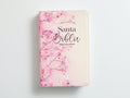 Biblia RVR60 Tamaño manual Letra Grande rosa