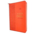 Biblia RVR60 de Obsequios y premios Coral Delicado con cierre