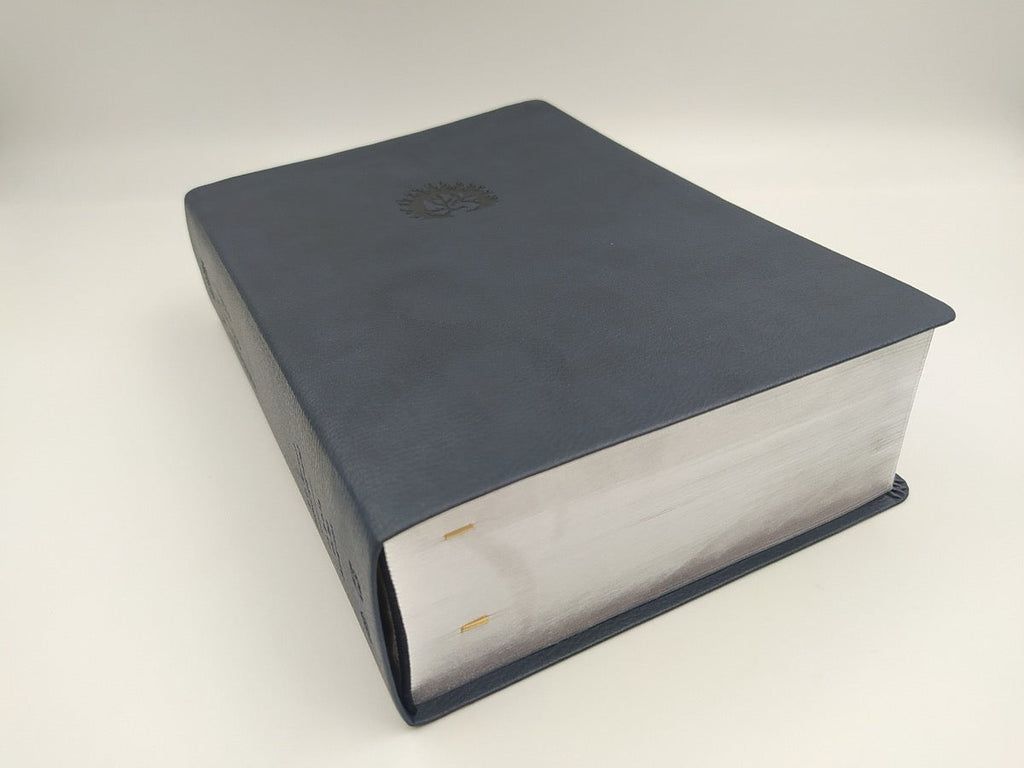 Biblia LBLA de Estudio de la Reforma Símil Piel Azul Marino