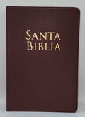 Biblia manual Letra grande Vinilo Rojizo