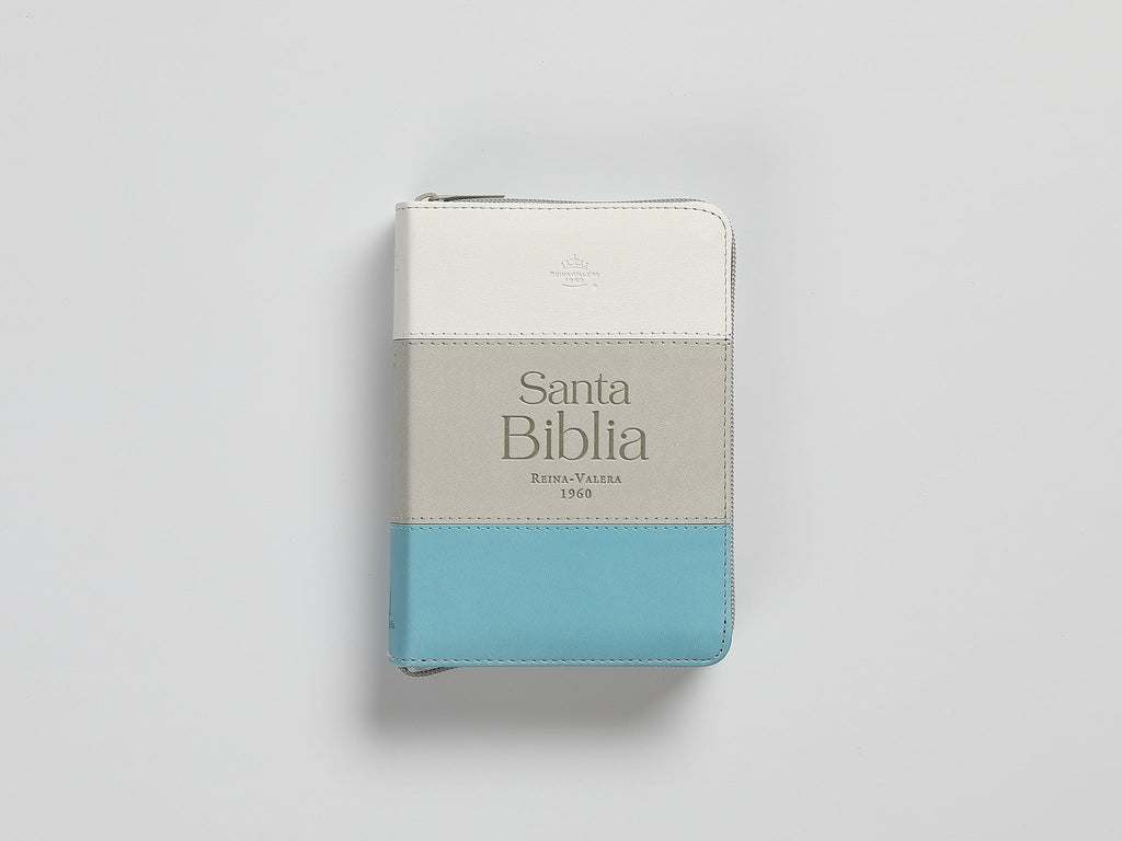 Biblia RVR60 Bolsillo i/piel Tricolor Blanco