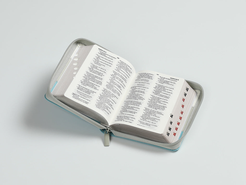 Biblia RVR60 Bolsillo i/piel Tricolor Blanco
