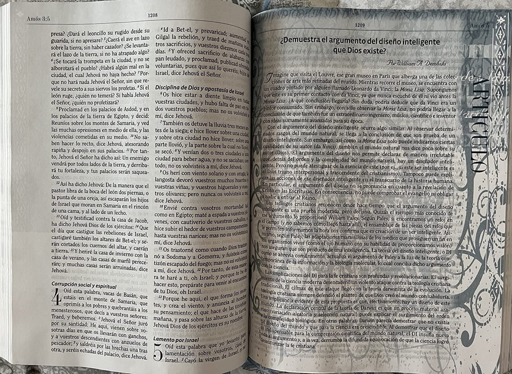 Biblia RVR 1960 de Estudio de Apologética Negro Tapa Dura