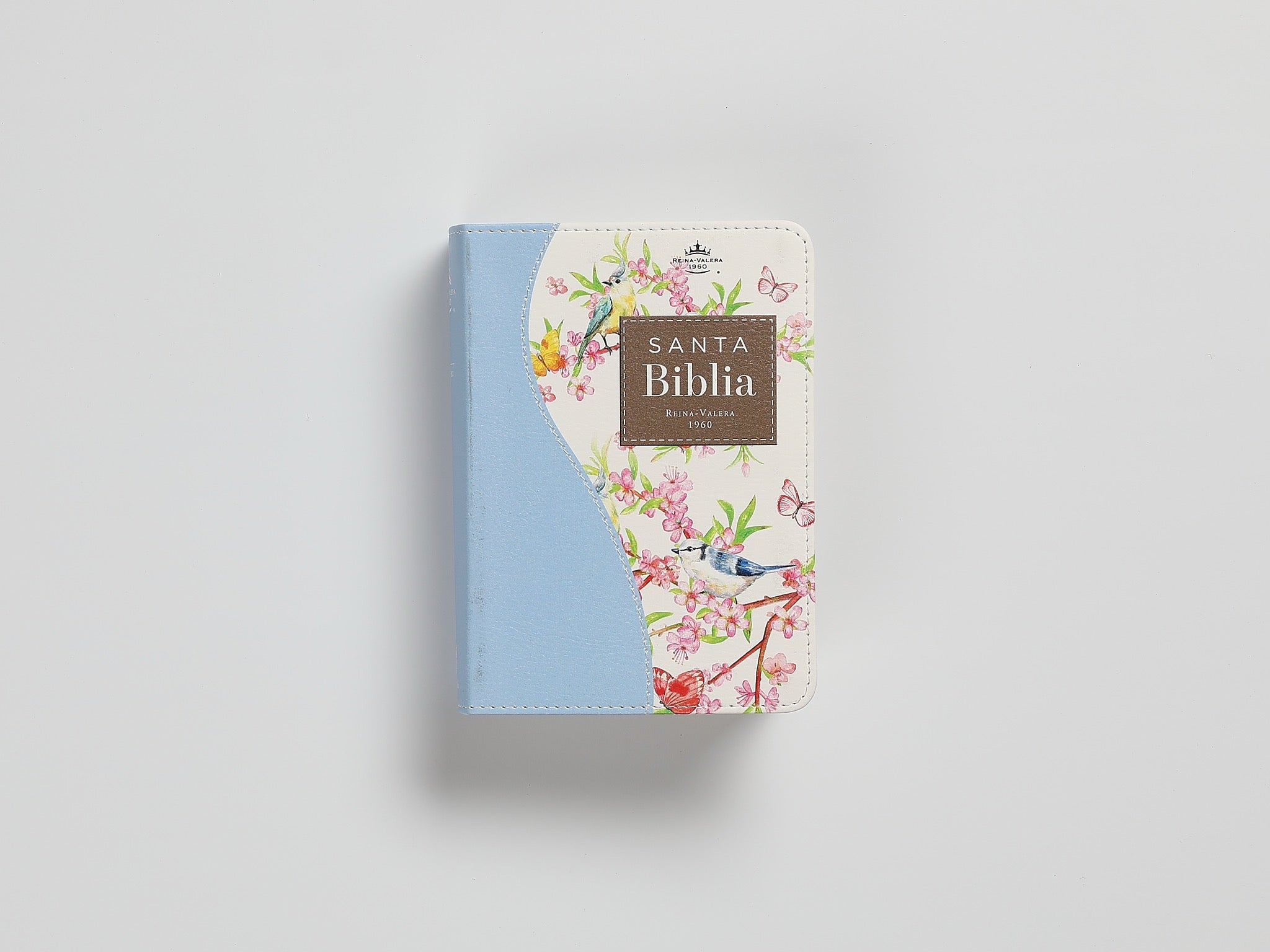 Biblia RVR60 bolsillo i/piel Renovación Azul