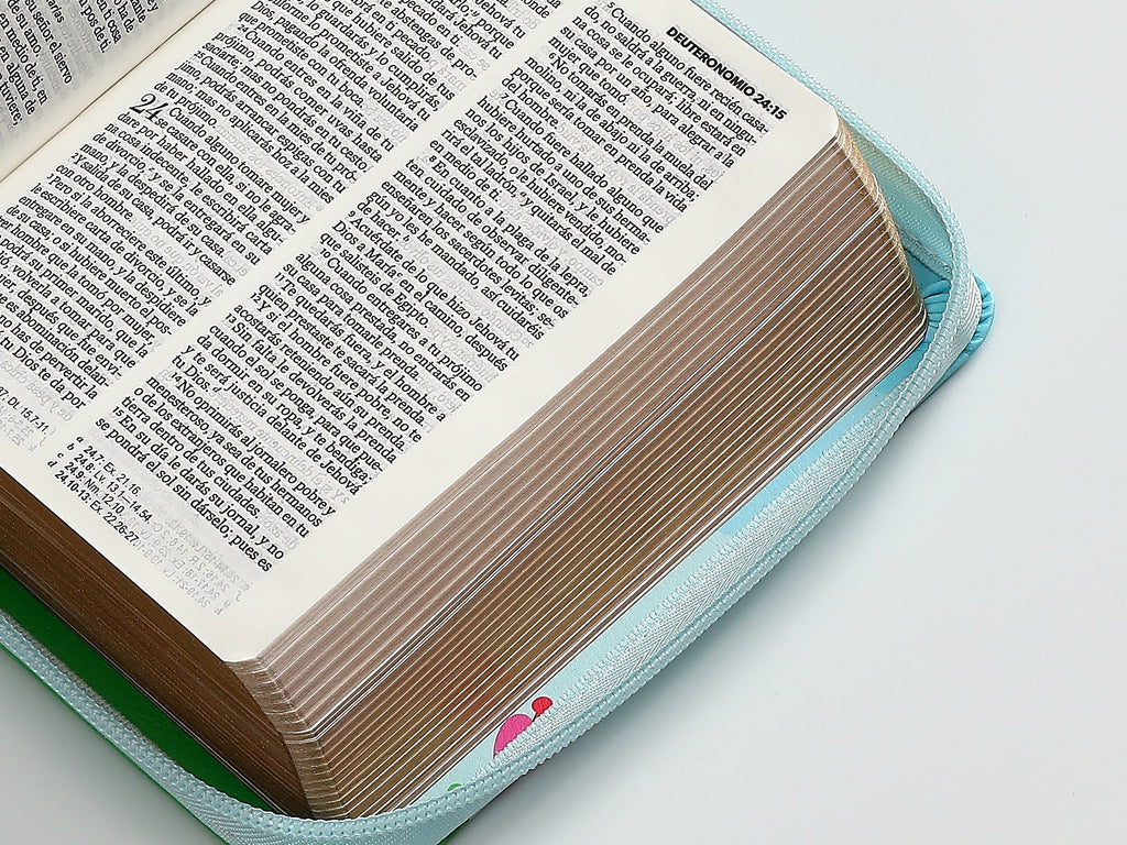 Biblia RVR60 tamaño bolsillo Primor azul