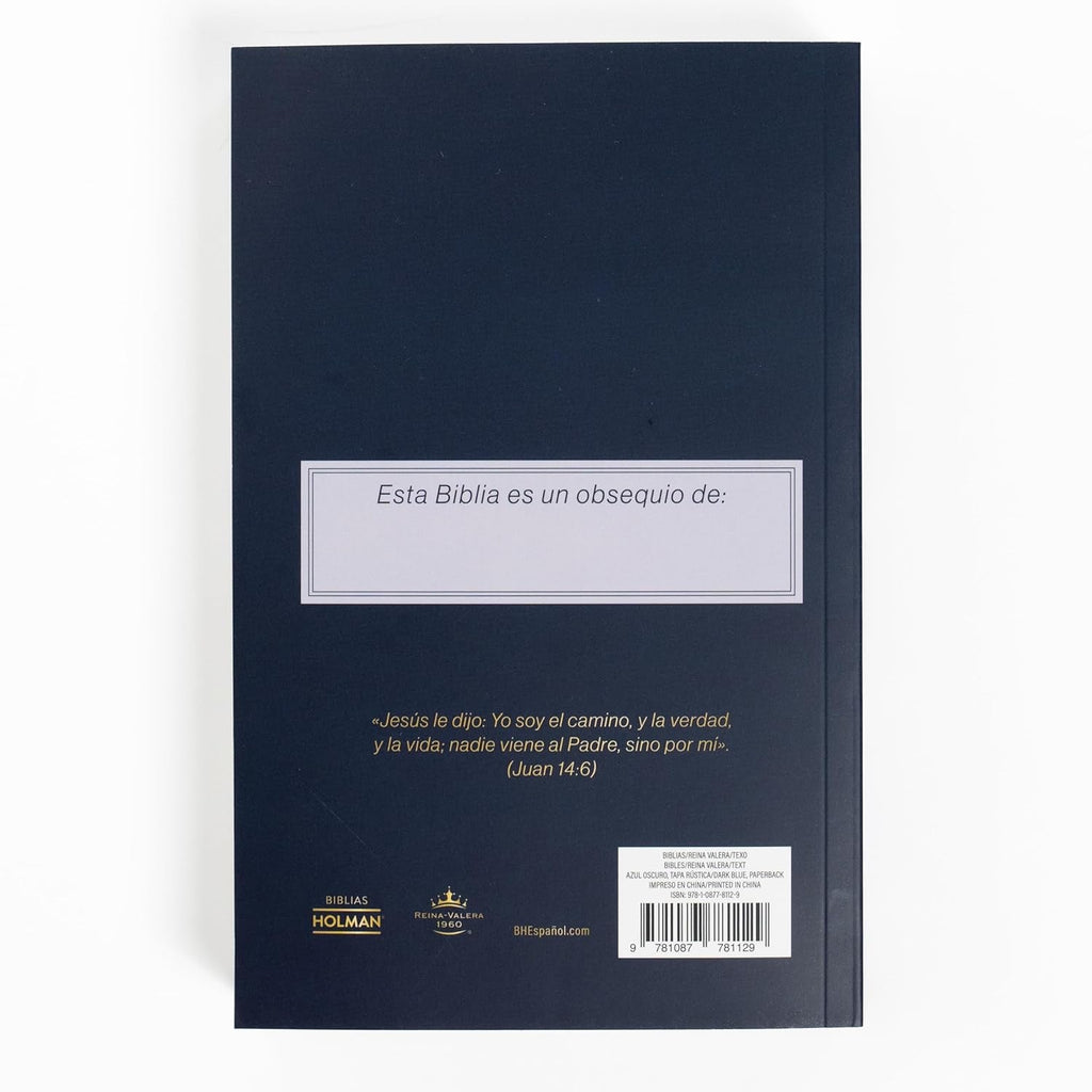 RVR 1960 Biblia edición ministerial, azul oscuro
