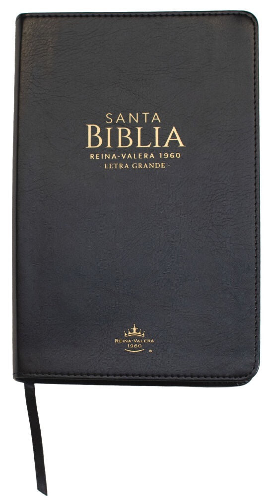 Biblia RVR60 Tamaño Manual Letra Grande negro