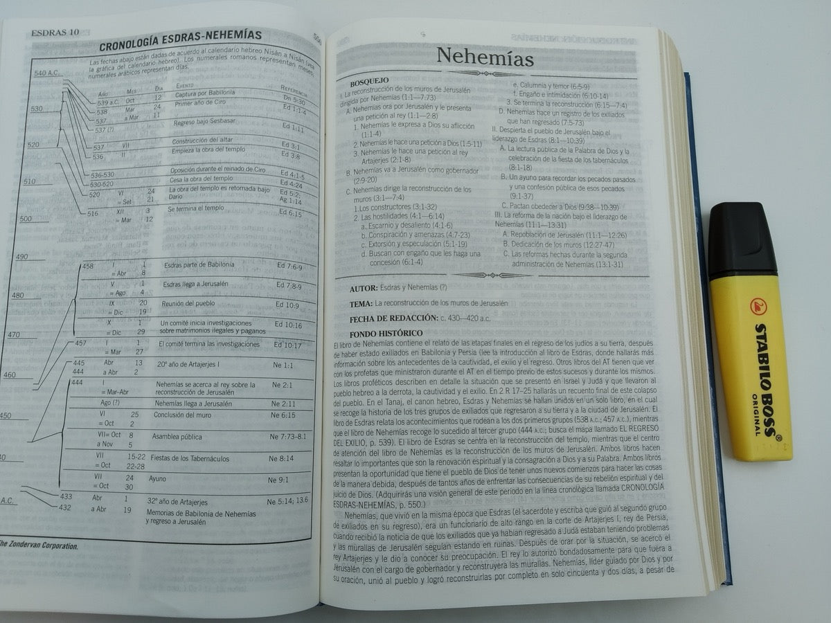 BIBLIA DE ESTUDIO DE LA VIDA PLENA PARA JÓVENES