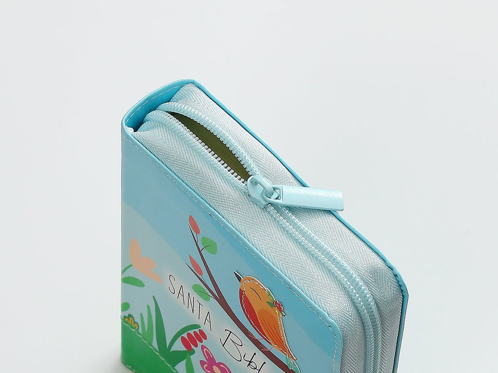 Biblia RVR60 tamaño bolsillo Primor azul