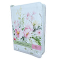 Biblia RVR60 Tamaño compacto Letra Grande 12 puntos flores