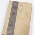 Biblia RVR60 de Obsequios y premios BEIGE floral con cierre