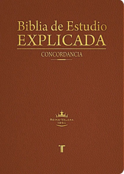 Biblia RVR 1960 de Estudio Explicada Marrón