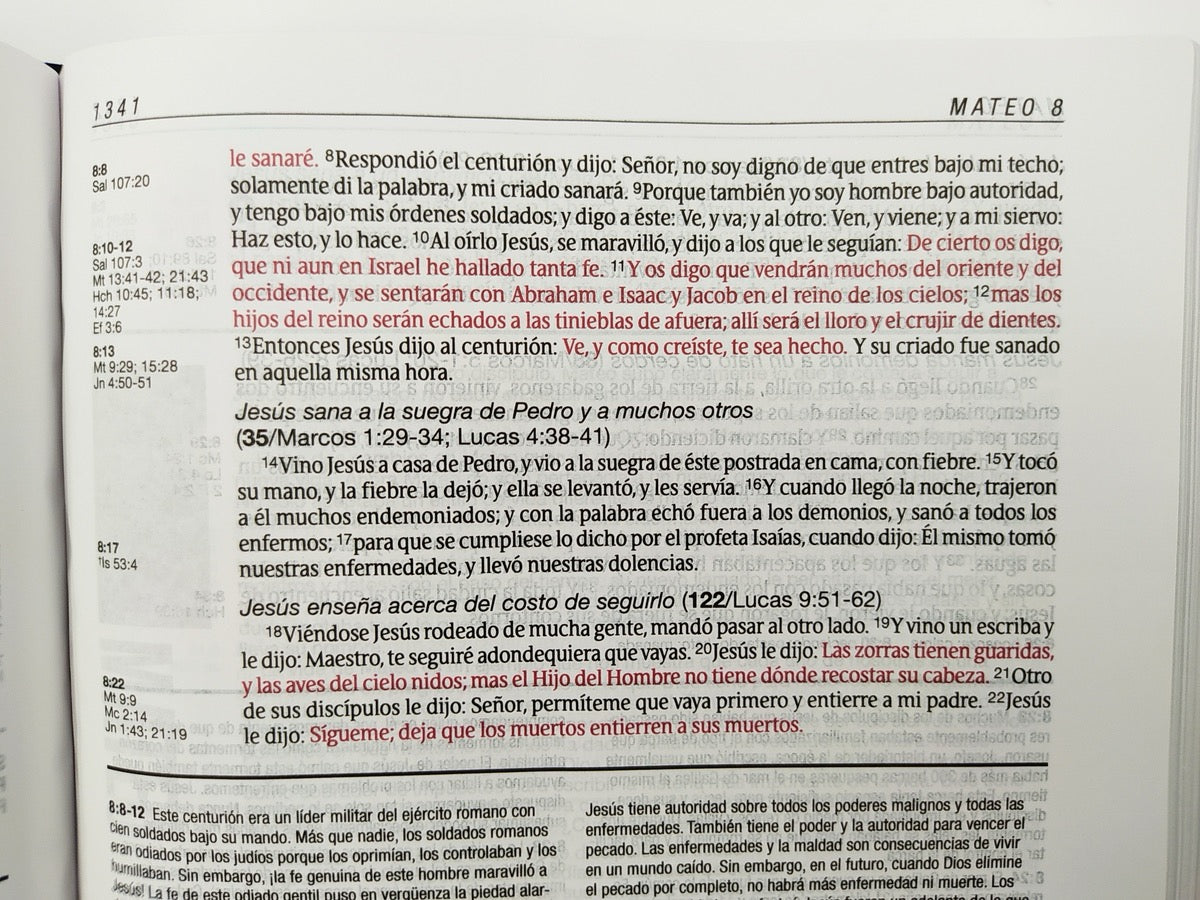 Biblia de estudio diario vivir RVR60 Piel fabricada negra