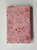 Biblia RVR60 de Obsequios y premios Rosa Floral con cierre