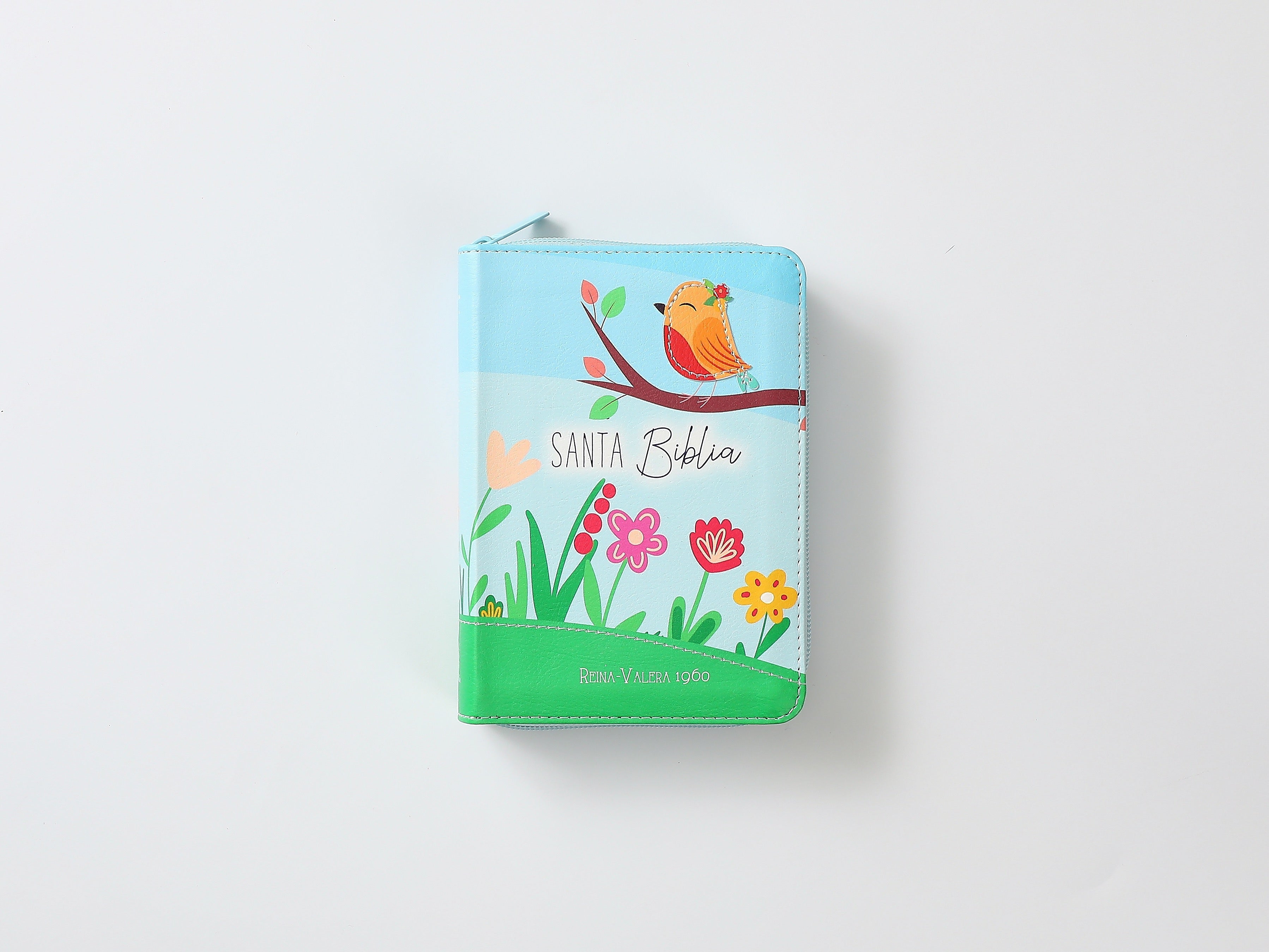 Biblia RVR60 tamaño bolsillo Primor azul
