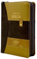 Biblia RVR60 Tamaño portátil Letra Grande 11 puntos tricolor