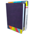 Biblia RVR 1960 de Estudio Arco Iris Símil Piel Morado