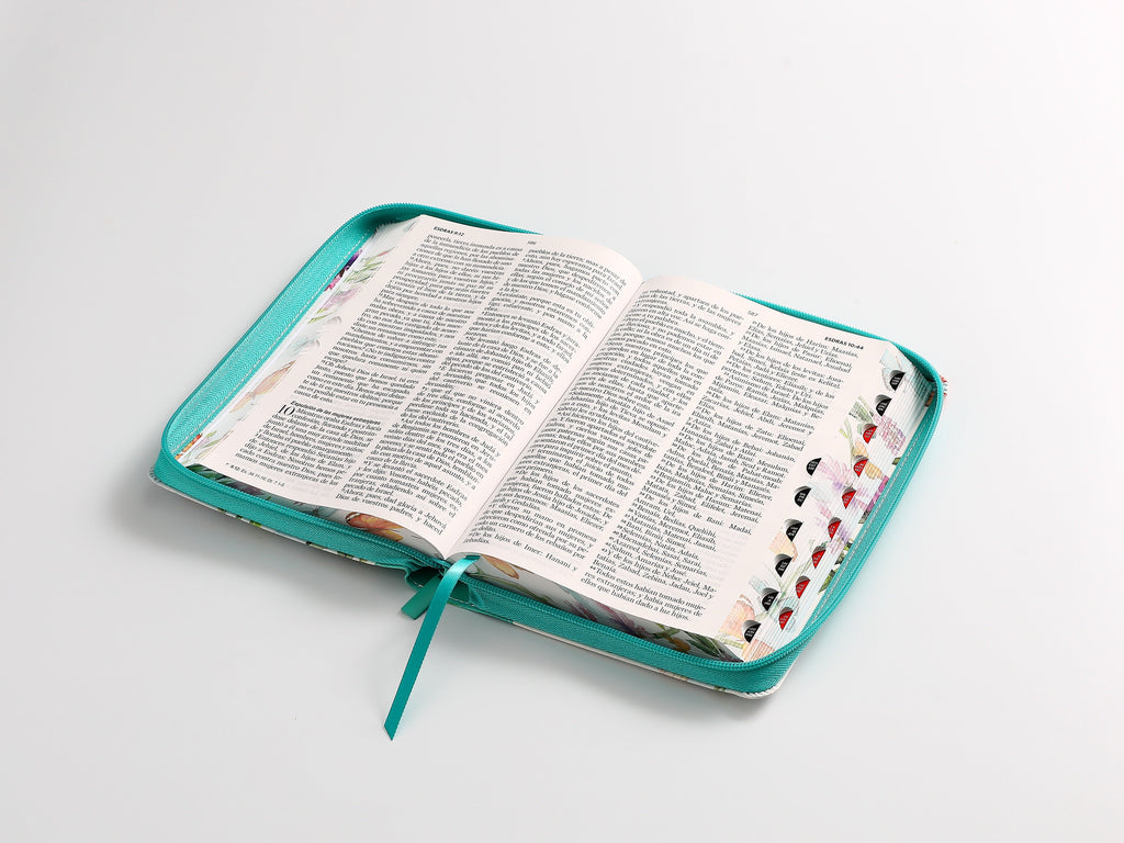 Biblia RVR60 Tamaño manual Letra Grande mariposa