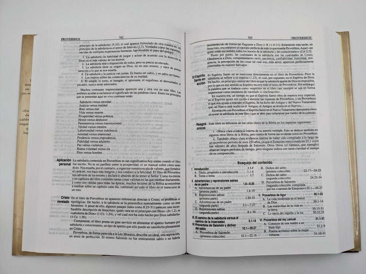 Biblia RVR 1960 de Estudio Plenitud Tapa Dura