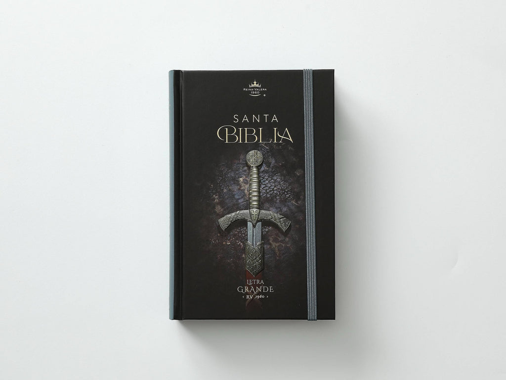 Biblia RVR60 Tamaño manual LEtra GRande TApa dura espada