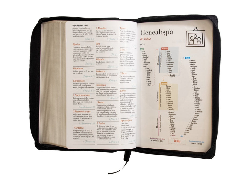 Biblia RVR60 Tamaño Manual Letra Grande con cierre