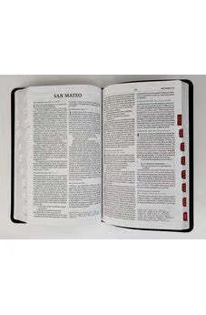 Biblia RVR 1960 Ultrafina Negro Piel Fabricada con Índice