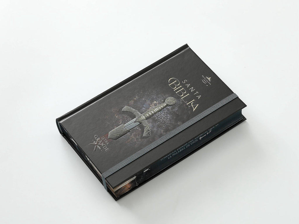 Biblia RVR60 Tamaño manual LEtra GRande TApa dura espada