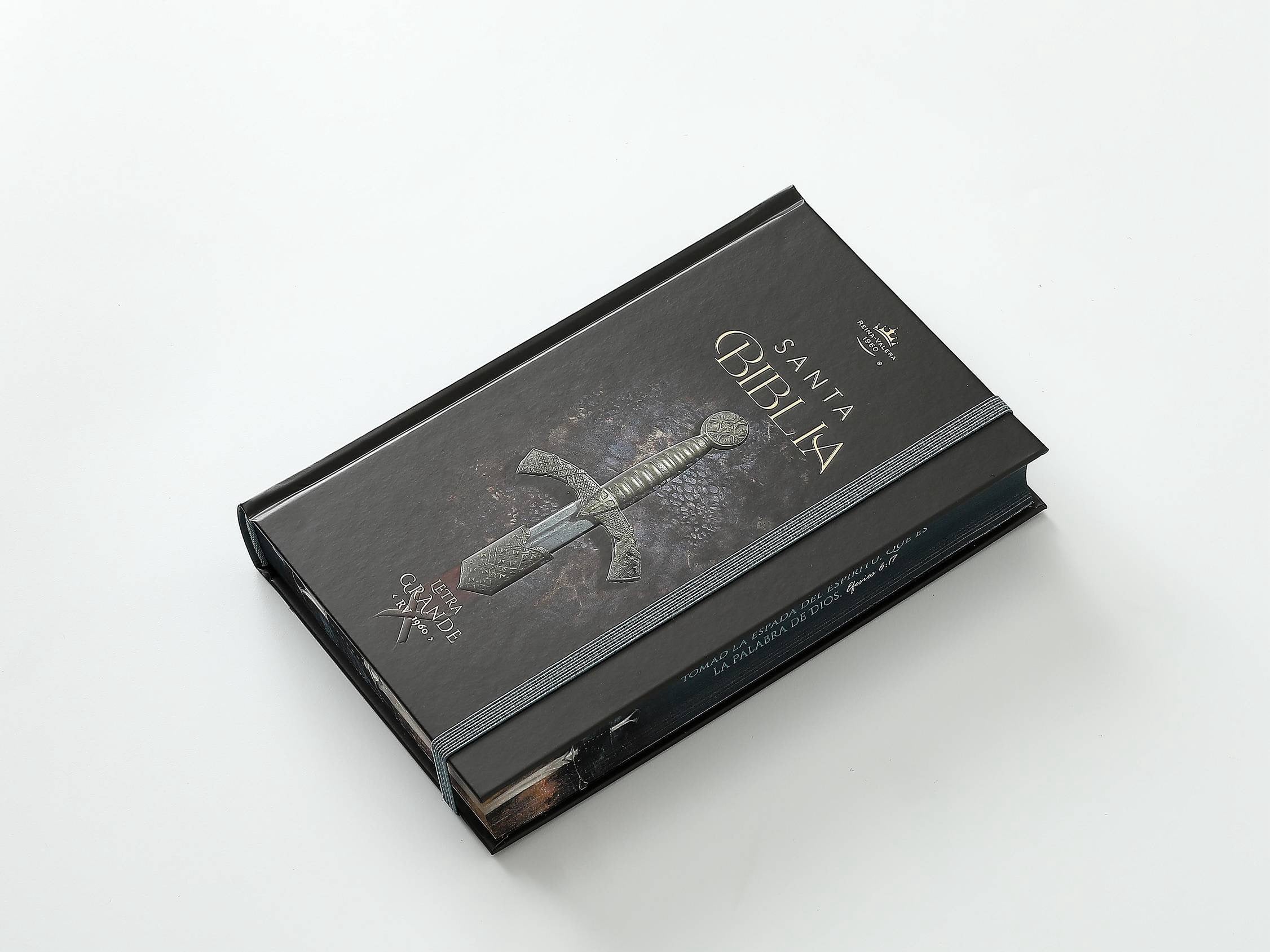 Biblia RVR60 Tamaño manual LEtra GRande TApa dura espada