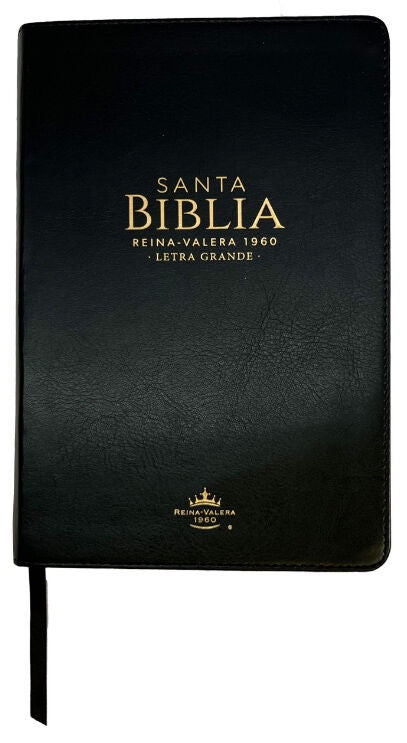 Biblia RVR60 Tamaño Manual Letra Grande indice negro