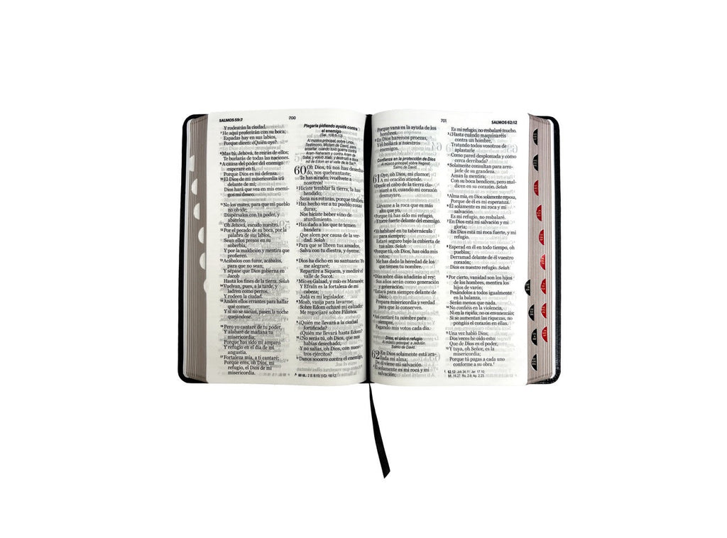 Biblia RVR60 Tamaño Manual Letra Grande indice negro