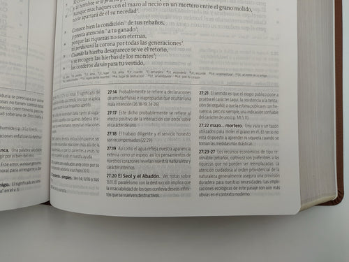Biblia de Estudio de la Reforma LBLA i/piel café con estuche