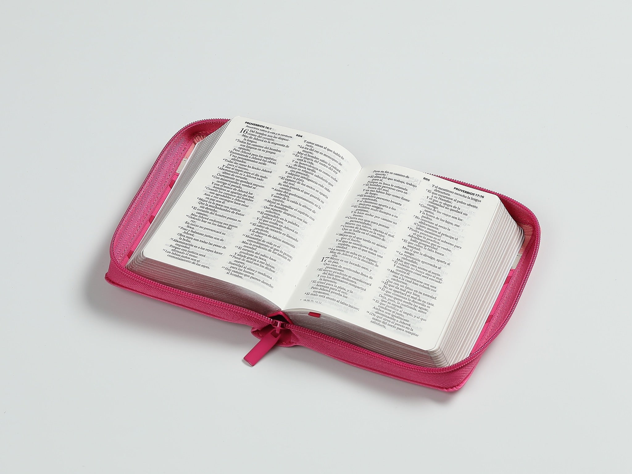 Biblia RVR60 de bolsillo Primor Fucsia
