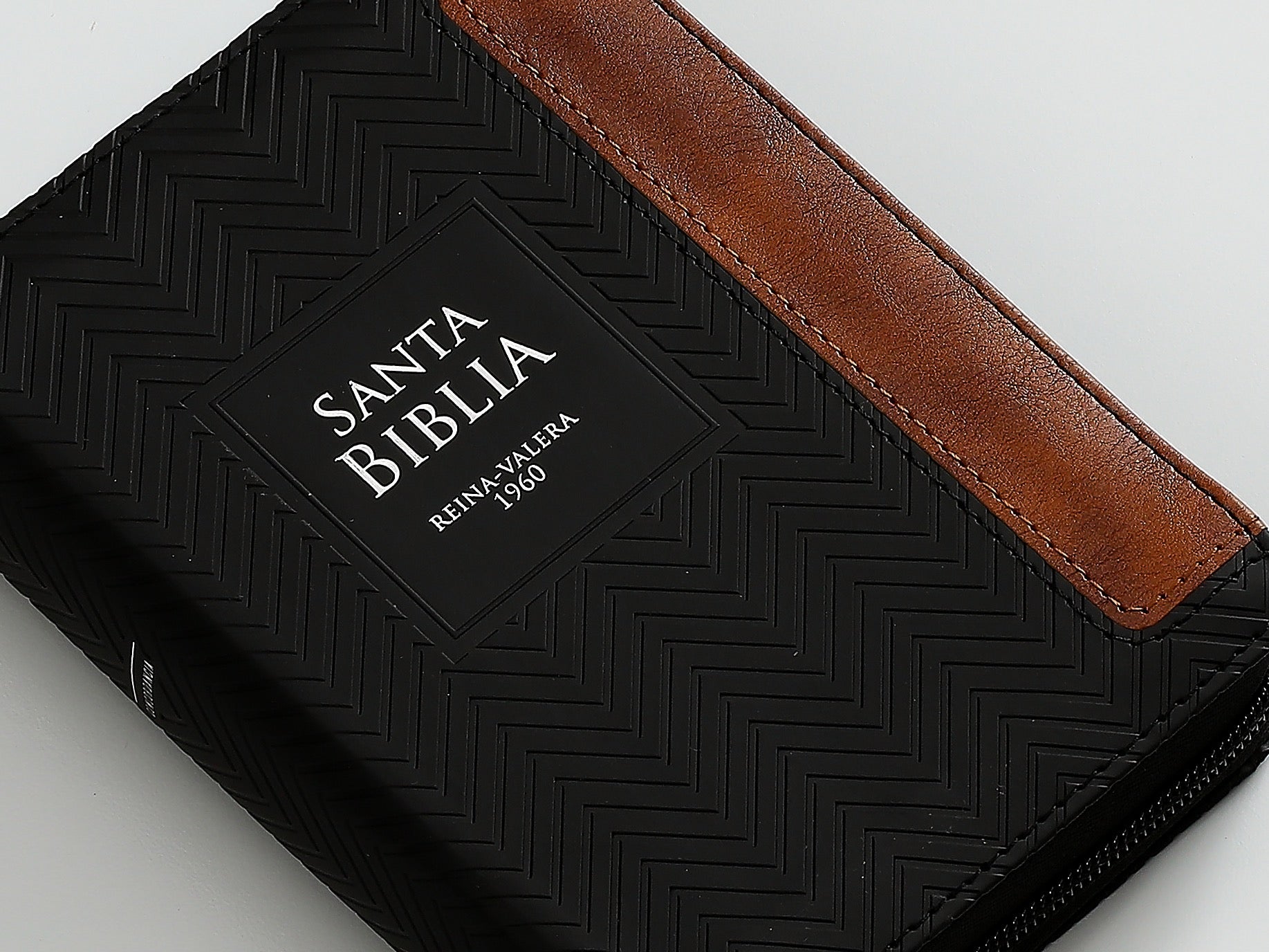 Biblia RVR60 Bolsillo i/piel Geométrico Negro