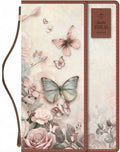 Biblia RVR60 Tamaño manual con broche flores con mariposa