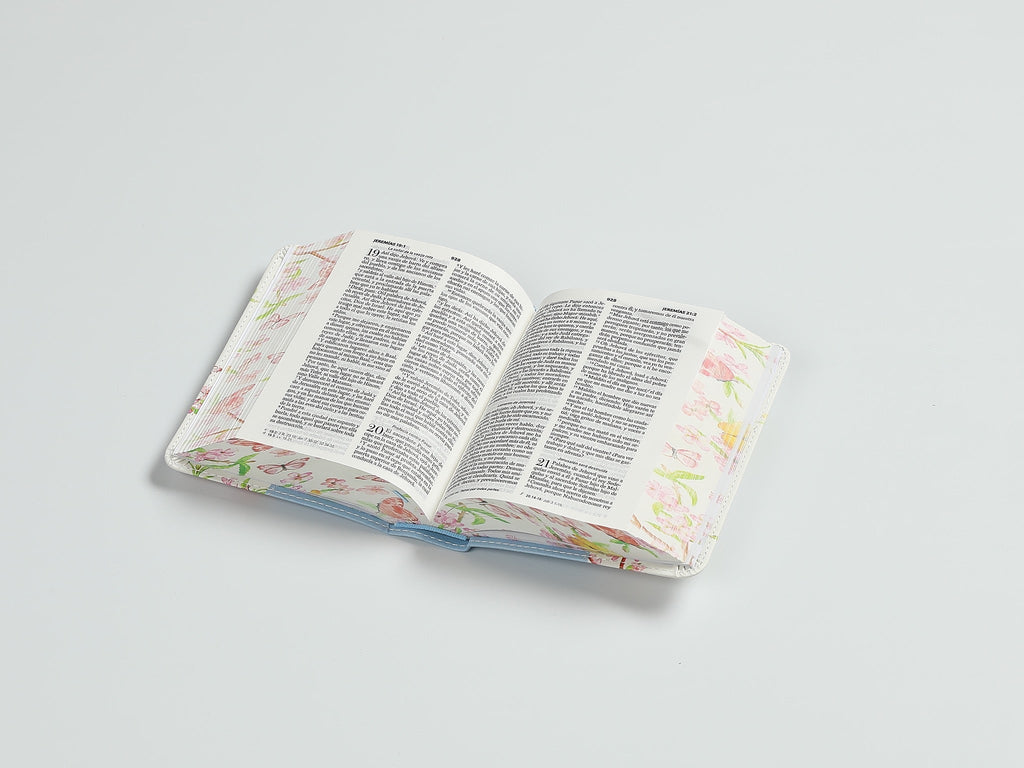 Biblia RVR60 bolsillo i/piel Renovación Azul