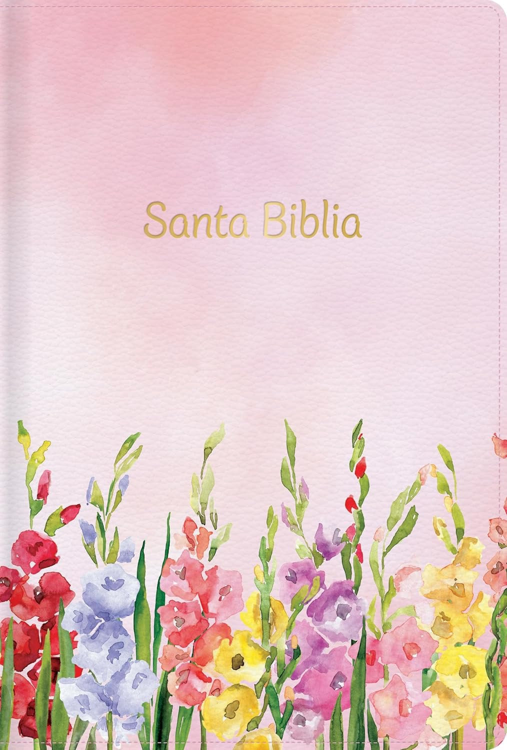 Biblia RVR 1960 Letra Grande Tamaño Manual Fucsia Símil Piel